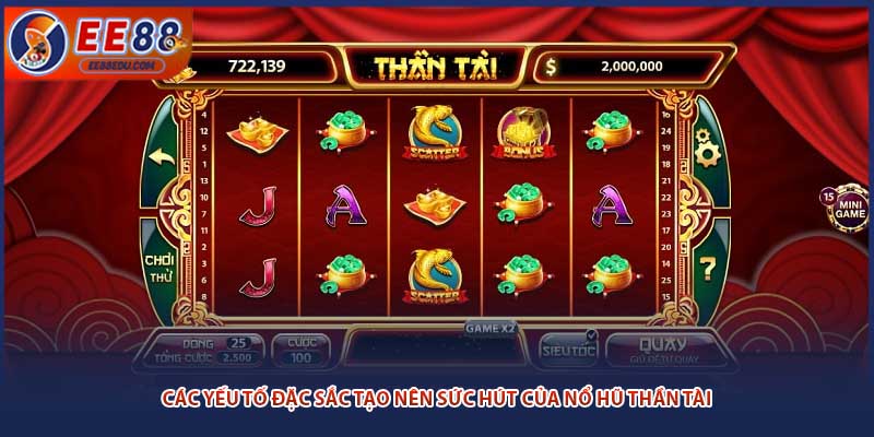 Các yếu tố đặc sắc tạo nên sức hút của nổ hũ Thần Tài